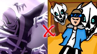 DELİK AVUÇ GASTER Sans Fatik XTALE 2 Undertale animasyonu