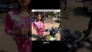 rapido prank on Super bike 🤣 PART3 #shortsfeed #viralvideo #bikejh #trendingshorts #youtubeshorts