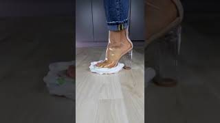 Experiment High Heels Vs Potato Crushing Crunchy Soft Things By Shoes Food