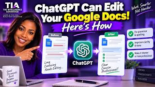 ChatGPT Can Edit Your Google Docs! Here’s How0910