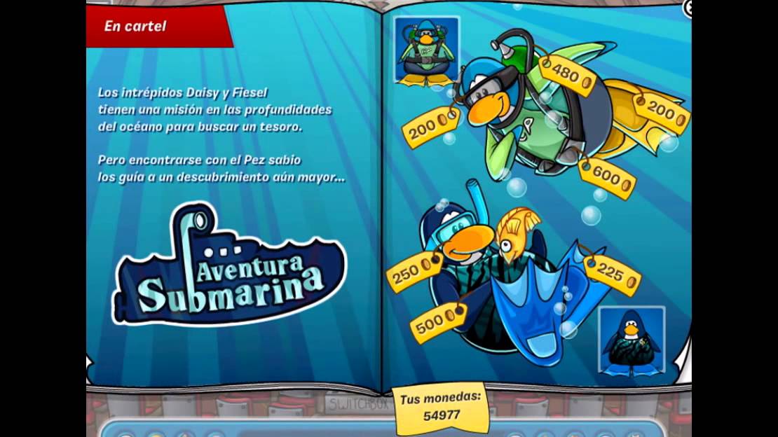 ¡Works Of Club Penguin Adventure Underwater! YouTube