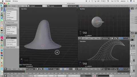 The World of the Wizards in Blender 3d Pt.1 (Witch Hat).