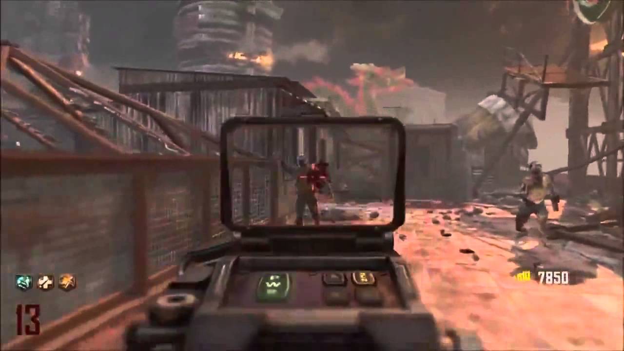Black Ops 2 Die Rise Zombies - New Super Carpenter "Metal Barriers" (BO2 Die Rise Secret Upgrade)