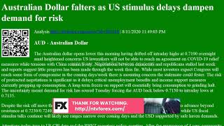 Australian Dollar falters as US stimulus delays dampen demand for risk Analysis