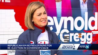 Republican Kim Reynolds running for another four years as Iowa’s governor
