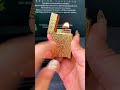 🔥 Luxury Gold Lighter Review | Stylish Butane Flame Lighter for Collectors ✨