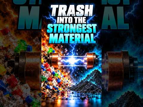They Turn Trash Into Graphene in 10 Milliseconds #shorts