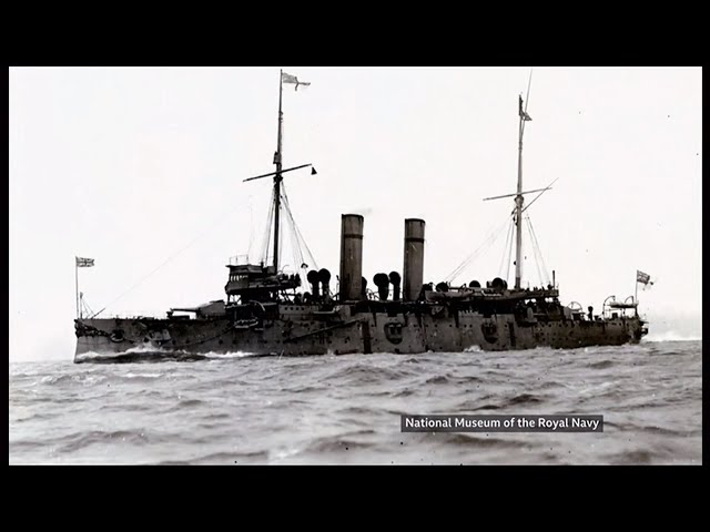 イギリス海軍　水雷駆逐艦べロックのサルベージされた残骸 Lost wreck of WW1 warship found in 'remarkable' condition off