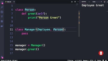 7.16 - Multiple Inheritance