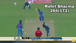 Rohit sharma 264 (172) runs highlights || against sri lanka