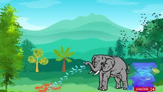 Moral Stories for Kids | English moral story | The elephant and the ant | Stories | animal stories