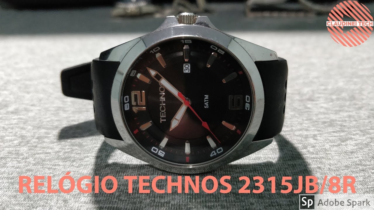 RELÓGIO TECHNOS 2315JB-8R - YouTube