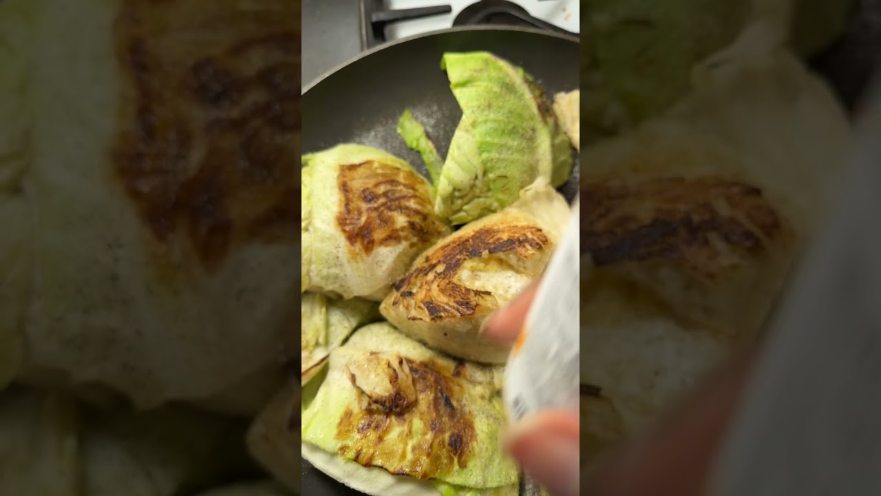 Y’all I made the viral melting cabbage! #shorts #cooking #cabbage #viral #recipe #fyp