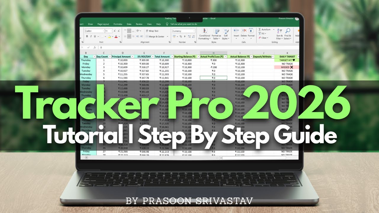Trading Tracker Pro 2026 Tutorial | How To Use Guide - YouTube