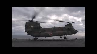 Japanese Jgsdf Ch-47J Chinook On Uss America