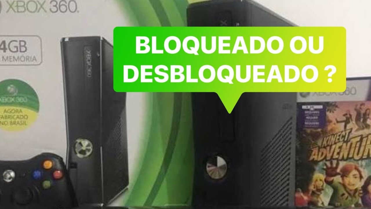 Ex Box 360 Desbloqueado Com Kinect