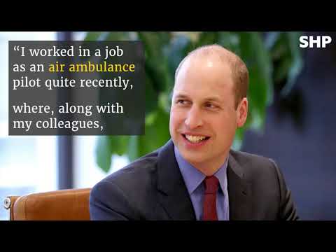 Prince William unveils new workplace wellbeing programme