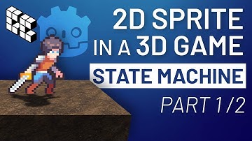 Create a 2D/3D Hybrid Sprite Game in Godot 4.3: State Machine Tutorial with LimboAI - Part 1/2