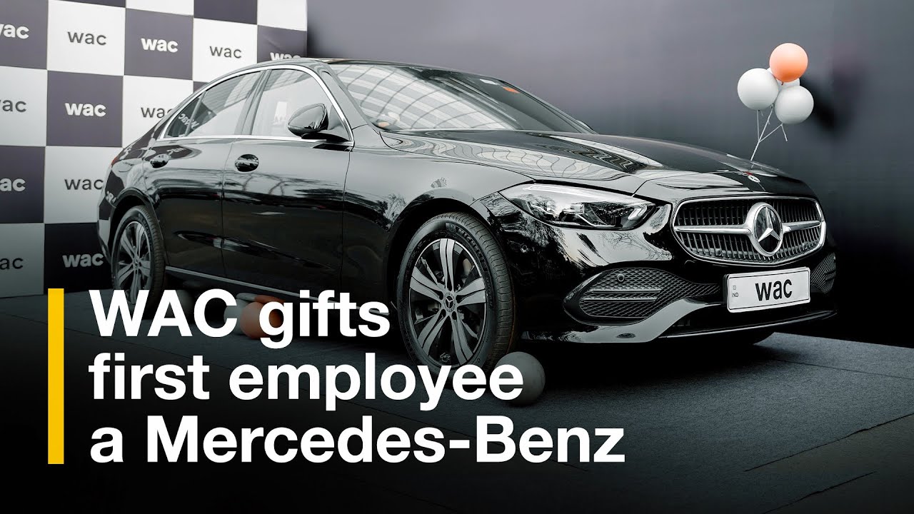WAC gifts first employee a MercedesBenz! YouTube