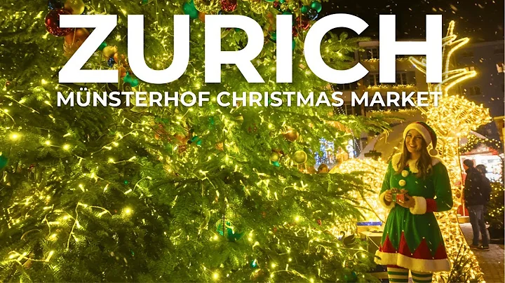 🇨🇭 Zurich Walk 4K – Winter Lights & Christmas Market Vibes