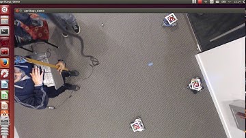 Holonomic Robots getting in formation using trilateration method