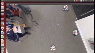 Holonomic Robots getting in formation using trilateration method