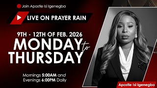 JANUARY 2026 PRAYER RAIN || DAY 38 || DOMINION || APOSTLE ISI IGENEGBA ||