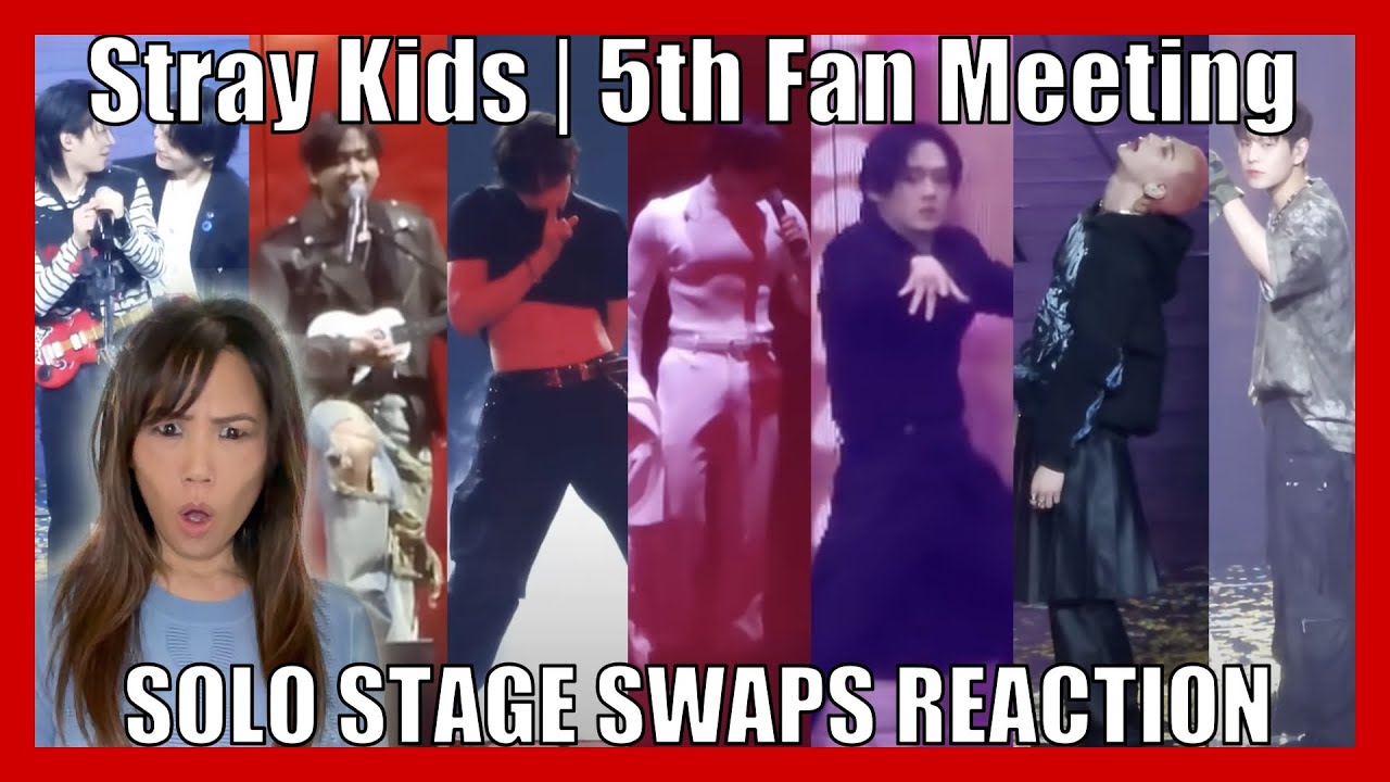 I'M SPEECHLESS! | Stray Kids (스트레이 키즈) 5th Fan Meeting 'SKZ 5'CLOCK' Solo Stage Swaps 🤯 [REACTION]