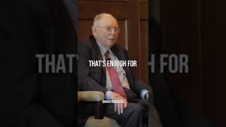 CHARLIE MUNGER: Why I HATE Diversification