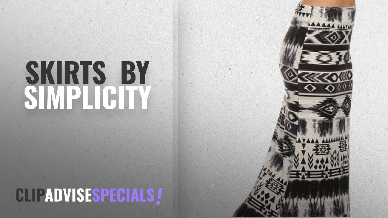 Top 10 Simplicity Skirts [2018]: Simplicity Women's Boho Long High Waist Foldover Maxi Skirt - -