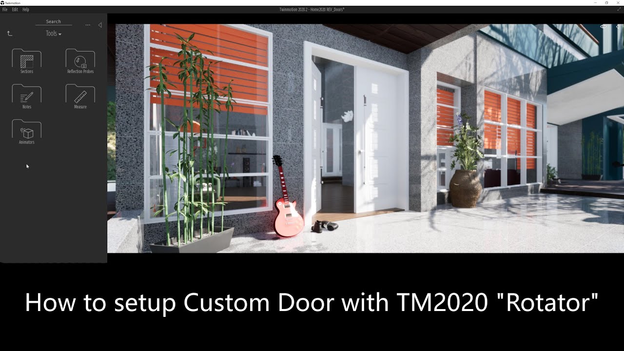 Tutorial (tip) How to make "Custom Door" open with TM "Rotator" tool