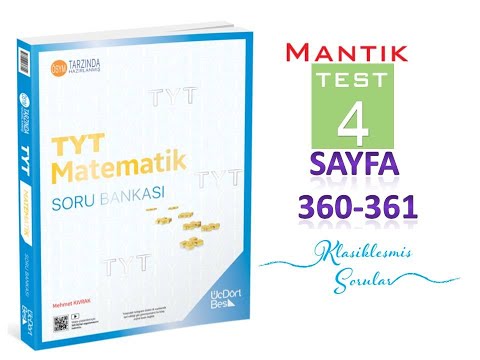 MANTIK TEST 4  (345 TYT MATEMATİK 2025)