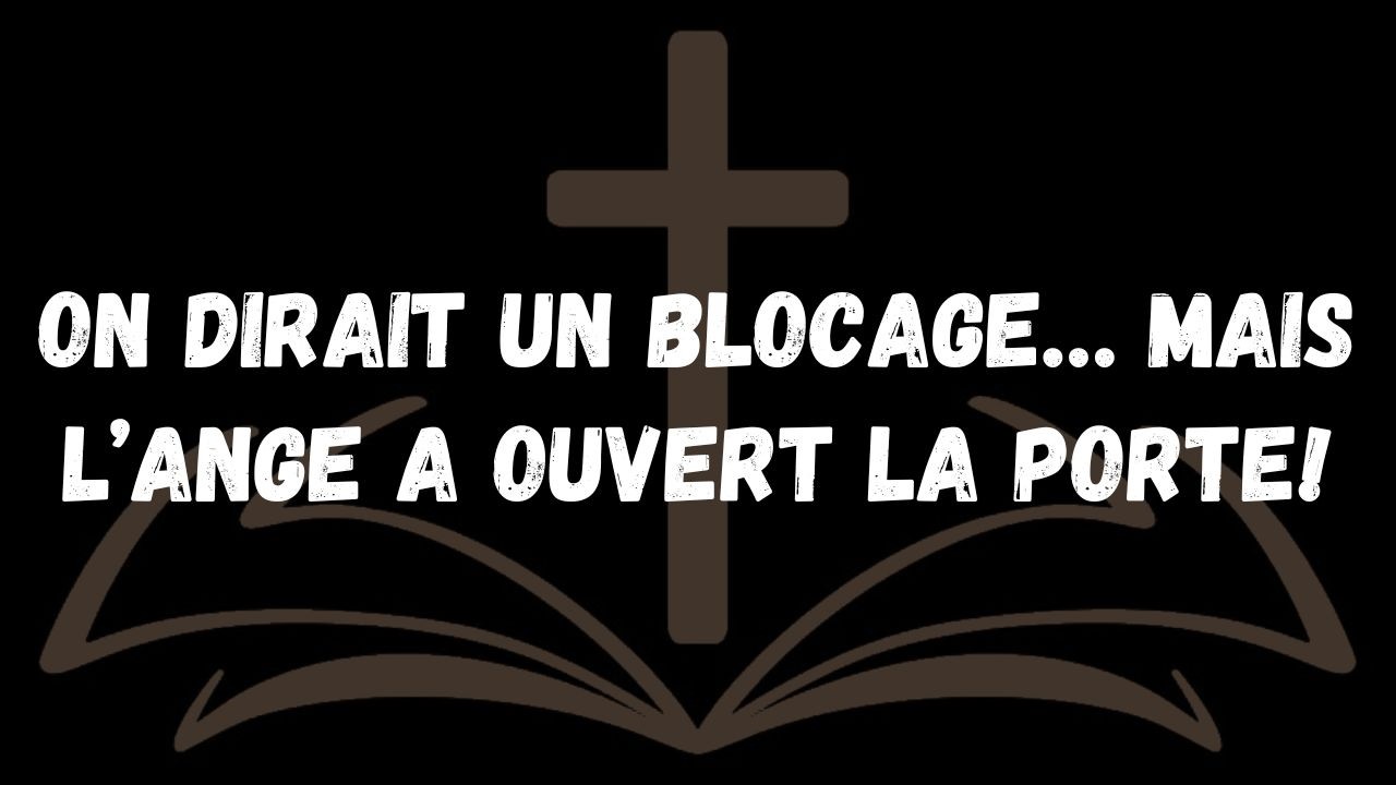 On dirait un blocage… Mais l’ange a ouvert la porte !  MESSAGE DES ANGES