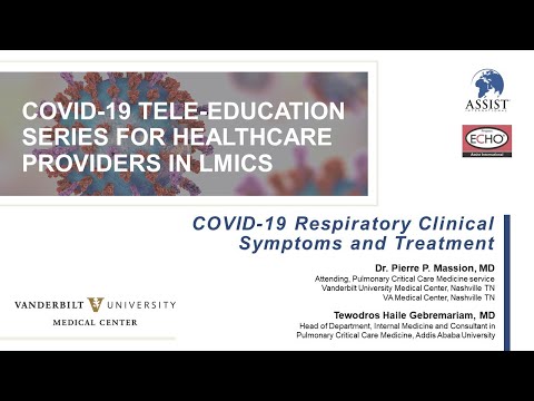 VUMC Session1 : COVID19 Respiratory Clinical Symptoms and Treatment #003Africa