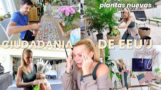 NO paso la CIUDADANIA AMERICANA? 🇺🇸 viernes de LIMPIEZA y PLANTAS nuevas | VLOG