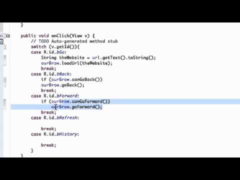 Android Application Development   90   WebView navigation methods