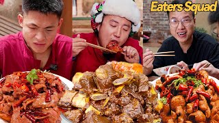 Steak and pepper chicken丨food blind box丨eating spicy food and funny pranks