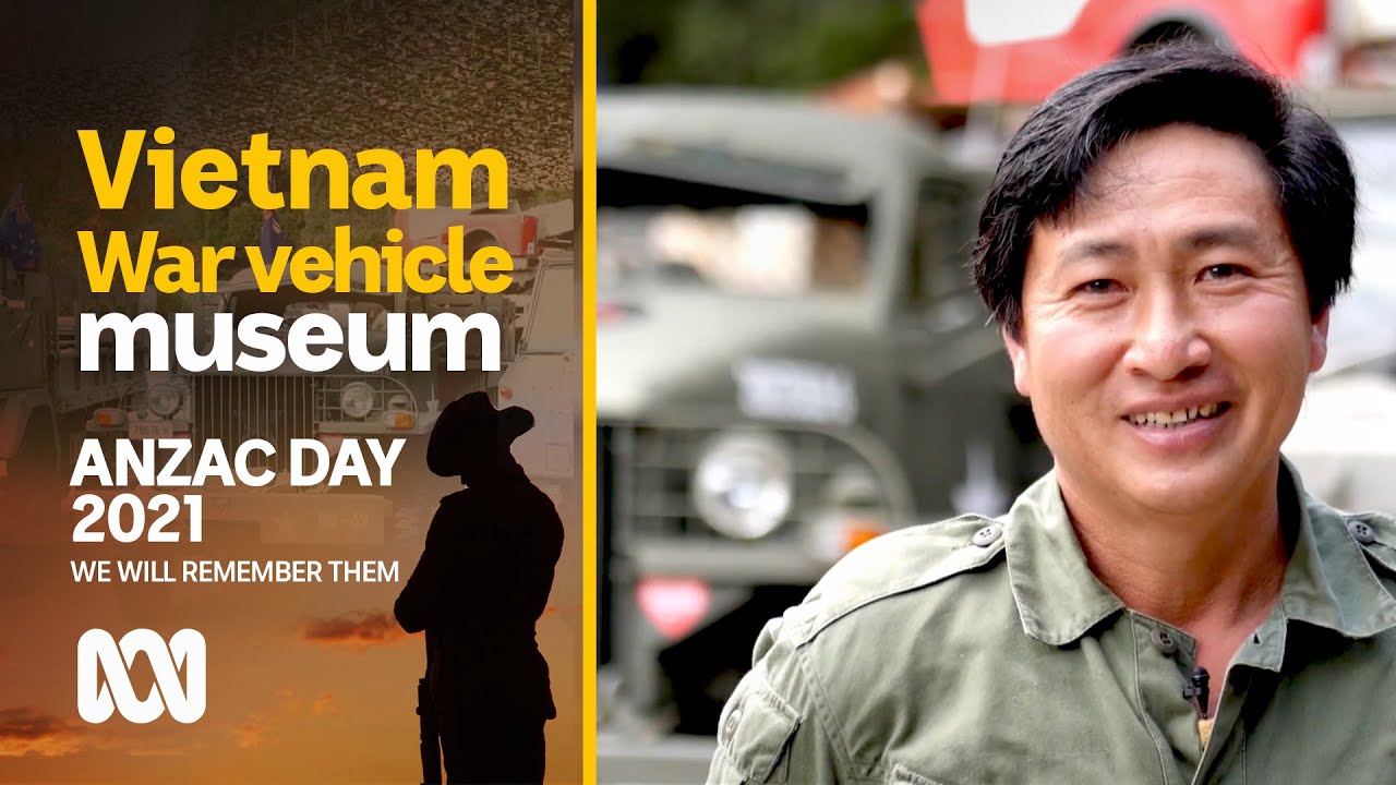 War vehicle collection brings Vietnam Vets back together | Anzac Day 2021 | ABC Australia