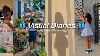 visual diaries🦋: why I took a break, cutting heat damage, creating content