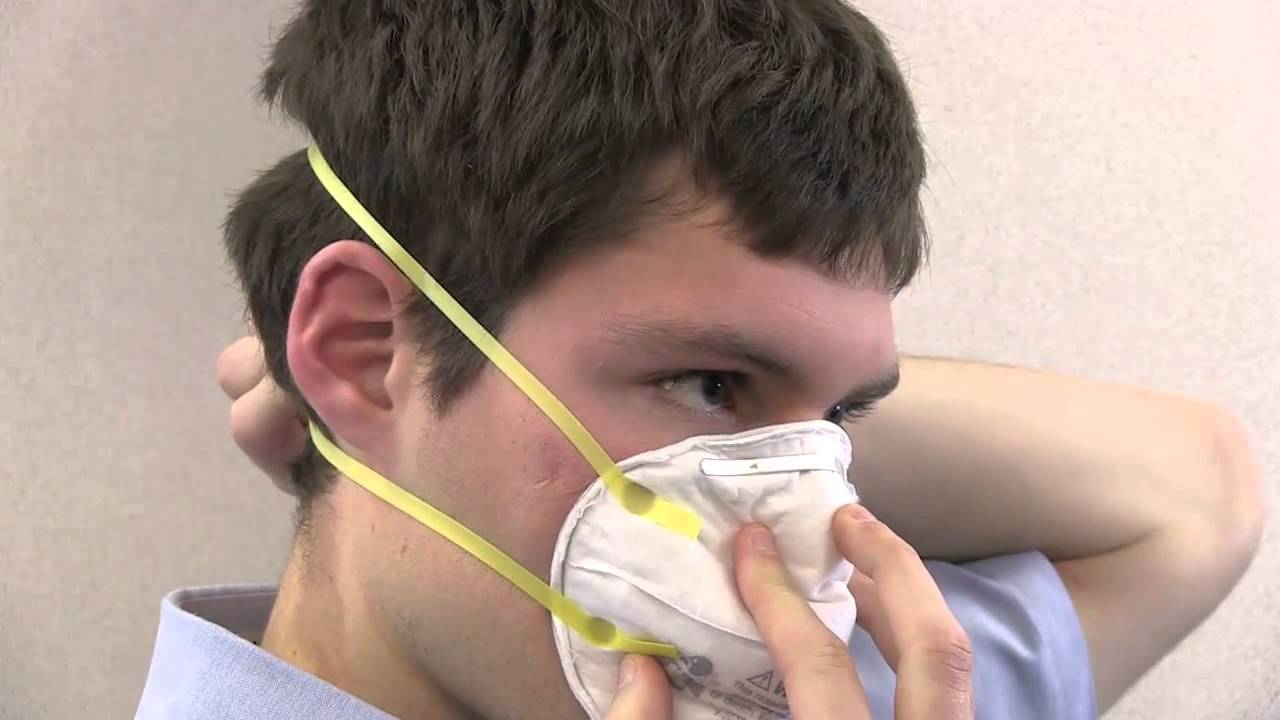 Using an N95 Respirator Mask - YouTube