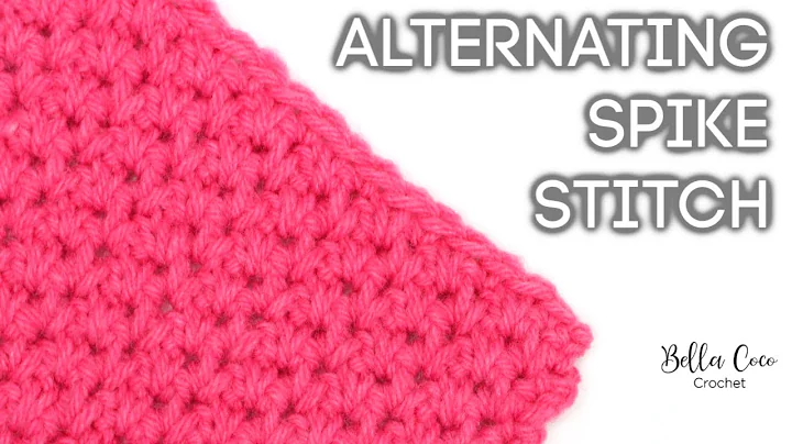 Master the Alternating Spike Stitch with Easy Crochet Tutorial