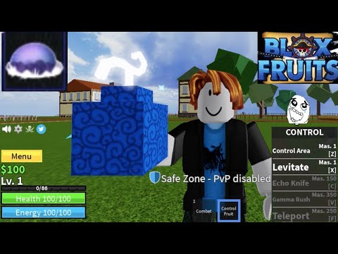 Lvl1 Noob AWAKENS RUMBLE and Pole V2(2nd form) in BLOXFRUITS