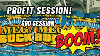 💥Awesome Session! Back To Back Wins! $3,000,000 Mega Bucks $90 Session — NJ Lottery💥