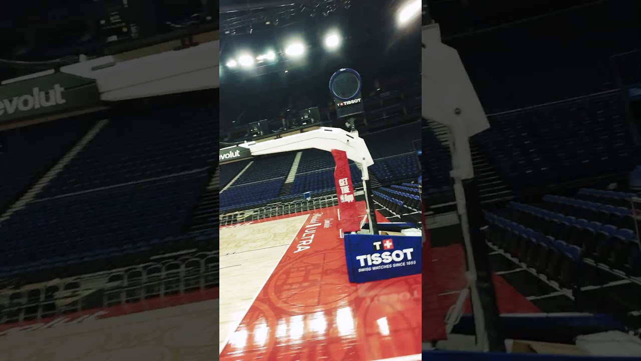 EPIC Drone Flight Through London’s O2 Arena! | NBA London Game 2026