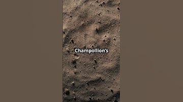 Jean-François Champollion: The Final Decipherer  #wonderwave