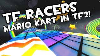 TF2 - Actual Mario Kart in TF2? Rainbow Road!