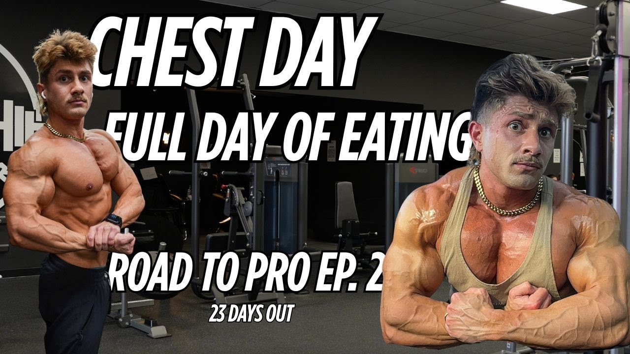 ROAD TO PRO EP. 2 - FULL DAY OF EATING - YouTube