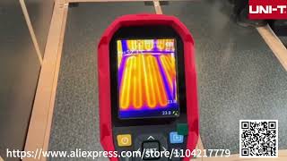Diagnose issues in SECONDS! ⏱️ UNI-T UTi720B WiFiThermal Camera 🛠️ #HVAC #Repair heating leakage