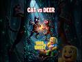 cat attacks deer in roblox 99 nights #shorts #animation #roblox