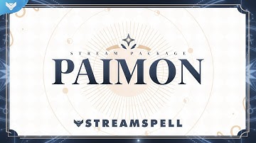 StreamSpell | Paimon Stream Package │ Twitch Overlays for OBS Studio, Streamlabs